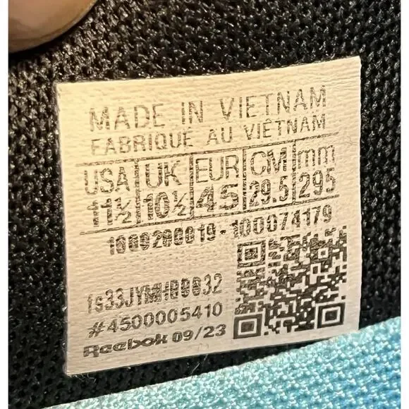 Reebok Mens Size 11.5 Nano X4 Sneakers Black Cyan Pink Gum - Picture 11 of 11